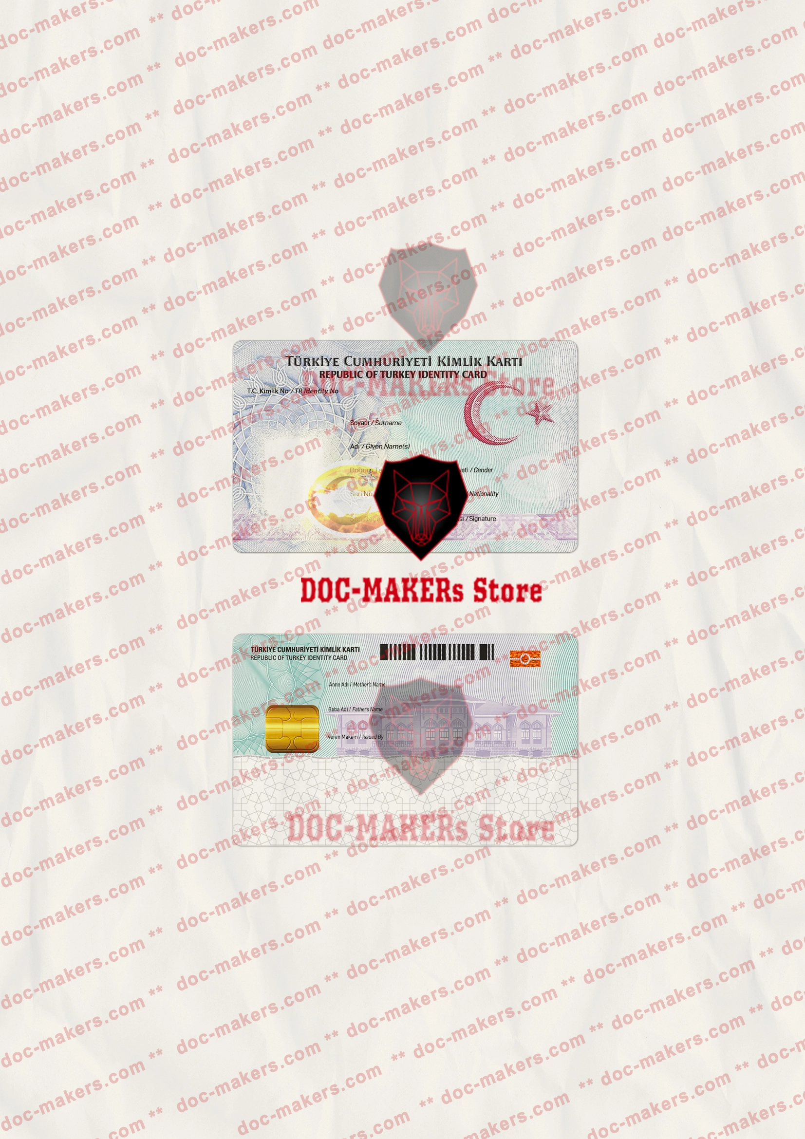 Turkey ID Card – V2 – PSD Template